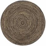 Vidaxl Handmade Rug Jute Black And Brown 180 Cm