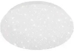 Briloner - Led Deckenleuchte Deckenlampe Sternendekor 8 W Wei&szlig; Metall &Oslash;22cm