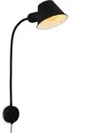 Bettleuchte Bettlampe Flexibel Leselampe 1xe27 10w Schwarz Schlafzimmer Briloner
