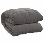 Gewichtsdecke Grau 155x220 Cm 11 Kg Stoff Vidaxl