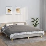 Gewichtsdecke Mit Bezug Grau 155x220 Cm 7 Kg Stoff Vidaxl
