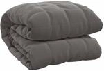 Gewichtsdecke Grau 200x200 Cm 13 Kg Stoff Vidaxl