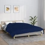 Gewichtsdecke Blau 200x230 Cm 13 Kg Stoff - Vidaxl