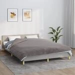 Gewichtsdecke Mit Bezug Grau 200x225 Cm 13 Kg Stoff Vidaxl