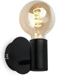 Briloner - Wandleuchte 10 Cm Exk. E27 Max. 10 Watt Ip44 Spritzwasserschutz Schwarz