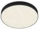 Briloner - Led Aufbauleuchte Rahmenlos Sternenhimmel 21 W Schwarz Metall &Oslash;28,7cm