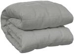 Gewichtsdecke Grau 220x260 Cm 11 Kg Stoff - Vidaxl