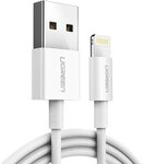 Ugreen - Vernickeltes Kabel 10w Usb-a Kompatibel Mit Iphone-kabel In Wei&szlig; 1m 480