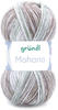 Gründl - Wolle Mohana 100 g hellgrau-mint-natur-weiß Handarbeit