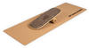 Indoorboard Flow Balance Board + Matte + Rolle Holz / Kork - Walnuss -...