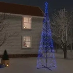 Vidaxl - Led-weihnachtsbaum Kegelform Blau 3000 Leds 230x800 Cm