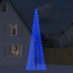 Led-weihnachtsbaum F&uuml;r Fahnenmast 1534 Leds Blau 500 Cm Vidaxl