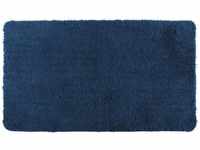 Badteppich Belize Marine Blue, 55 x 65 cm, Mikrofaser, Blau, Polyester blau -...