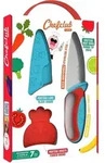 Chefclub Messer F&uuml;r Kinder (blau&rot)