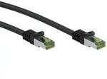 Goobay - Rj45-patchkabel Mit Cat 8.1 S/ftp Rohkabel, Schwarz, Kupferleiter, Lszh