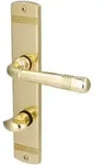 Alpertec - Wc-langschildgarnitur Sale Messing Gold Abgerundet Beschl&auml;ge