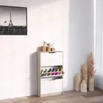 Vicco - Schuhkipper Luca, Wei&szlig;/sonoma, 59 X 105 Cm 3 F&auml;cher
