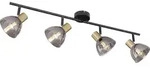 Spot - Jay - Schwarz - Glas Metall Rauchglas - - Globo