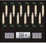 Superlight Bavaria Mini Flame 12er Set Elfenbein - Krinner