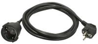 As-schwabe - Verl&auml;ngerungskabel 25 M Schwarz Ip20 Stromkabel H05vv-f 3g1,5