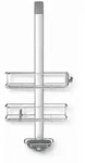 Simplehuman - Badezimmerzubeh&ouml;r - Wand-duschablage, Verstellbar, Edelstahl Bt1101