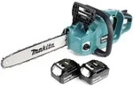 Makita Duc 353 T2 Akku Kettens&auml;ge 36v ( 2x18v ) Brushless 35 Cm + 2x 5,0 Ah...