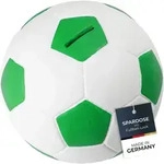 Hmf 4790 Spardose Fu&szlig;ball Lederoptik, 15 Cm Gr&uuml;n
