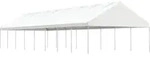 Pavillon Mit Dach Wei&szlig; 17,84x5,88x3,75 M Polyethylen Vidaxl