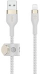Belkin Flex Lightning/usb-a 3m Mfi Zert., Wei&szlig; Caa010bt3mwh Kabel Und Adapter