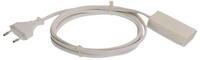 Verl&auml;ngerungkabel Eurostecker 5 M Wei&szlig; Ip20 H03vvh2-f 2x0,75