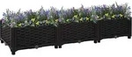 Hochbeet 120x40x23 Cm Polypropylen Vidaxl
