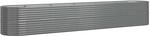 Hochbeet Pulverbeschichteter Stahl 440x80x68 Cm Grau - Vidaxl