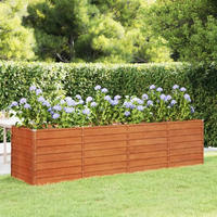 Hochbeet Rostig 320x80x77 Cm Cortenstahl - Vidaxl