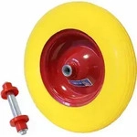Baumarktplus - Schubkarrenrad Vollgummi 4.00-8 / 4.80 Mit Achse 200 Kg Ersatzrad