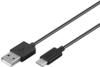 Goobay - usb-c™ charging and sync cable, 0.5 m, black - suitable for devices...