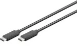 Goobay - Usb-kabel Usb 3.0 Usb-c&reg; Stecker, Usb-c&reg; Stecker 2.00 M Schwarz Beidseitig