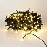 Led Weihnachts Lichterkette Warm Wei&szlig; - 40 M / 400 Led - Garten Deko Beleuchtung Mit