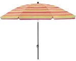 Doppler Sonnenschirm / Gartenschirm "como 160", 160 X 203 Cm, Bunt Gestreift, Bezug