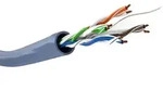 Goobay - Cat 6a Netzwerkkabel, U/utp, Blau, Kupferleiter (cu), Awg 23/1 (solid),