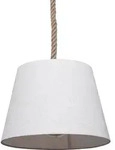 Sailor Pendelleuchte 35cm Natur/wei&szlig; Innenleuchten,pendelleuchten 1x A60, E27, 40w,
