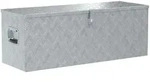 Aluminiumkiste 110,5&times;38,5&times;40 Cm Silbern - Vidaxl