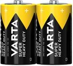 Varta Shd D Zink-kohle-batterie R20 Dick - Uhr Wecker Radio 2 St&uuml;ck.