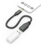 Hama Usb-kabel Usb 3.2 Gen1 Usb-a Buchse, Usb-c&reg; Stecker 0.15 M Schwarz 00201605