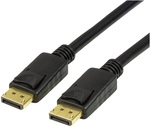 Displayport-kabel Cv0119 Stecker/stecker 8k 60hz Schwarz 1m - Logilink