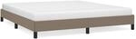 Bettgestell Ohne Matratze Taupe 180x200 Cm Stoff Vidaxl