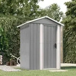 Teenpull &ndash; Ger&auml;teschuppen Grau 126x97,5x177 Cm Verzinkter Stahl