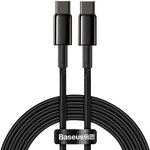 Baseus Wolframgold Usb-c-zu-usb-c-kabel, 100 W, 2 M (schwarz)