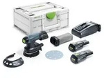 Akku-exzenterschleifer Etsc 125 3,0 I-plus, Incl. 2x Akku 3 Ah, Schnellladeger&auml;t,