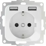 2usb 2u-449375 Unterputz-steckdose Mit Usb Reinwei&szlig; (gl&auml;nzend)
