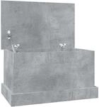 Truhe Betongrau 50x30x28 Cm Holzwerkstoff Vidaxl